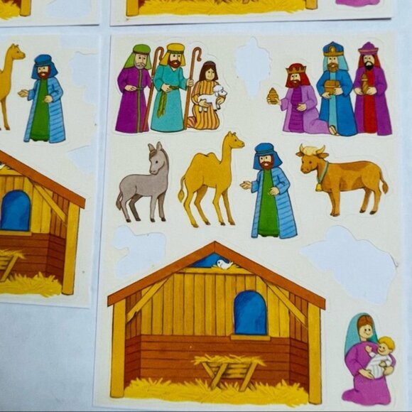 Religious Stickers 3 Kings Christmas Camel Gift Holiday Journal Arts Crafts - Picture 4 of 5